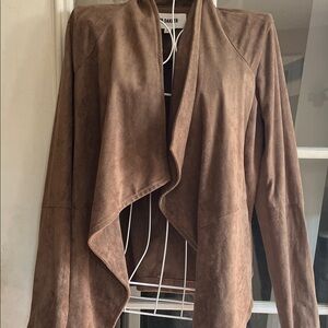 BB Dakota Brown Suede Women's Blazer